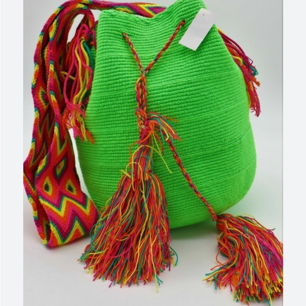 Beautiful Green Wayuu bag!